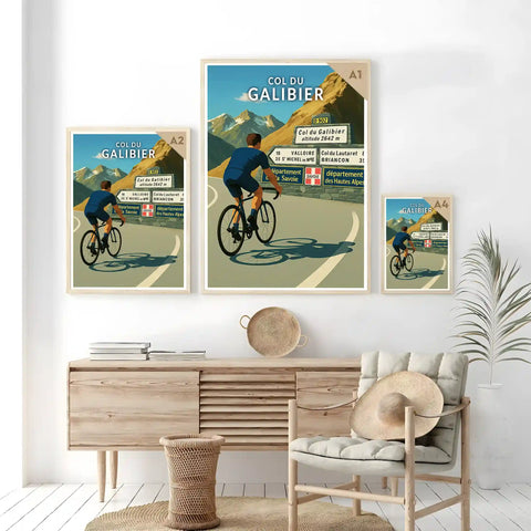 Affiche - Col du Galibier