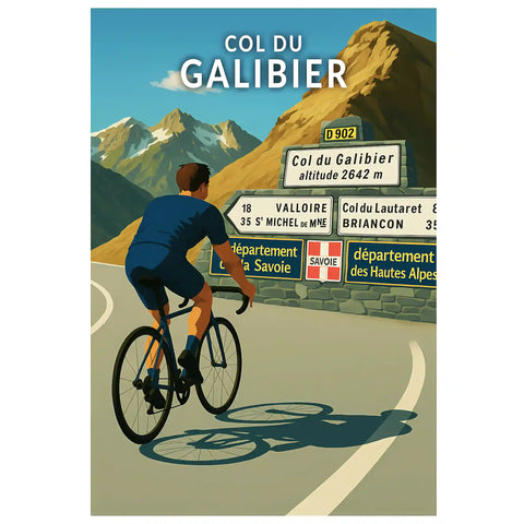 Affiche - Col du Galibier
