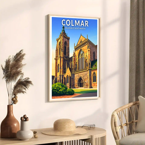Affiche - Colmar - Collégiale Saint-Martin