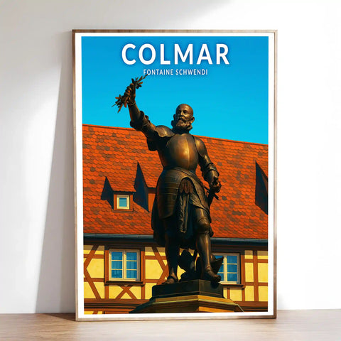 Affiche - Colmar - Fontaine Schwendi