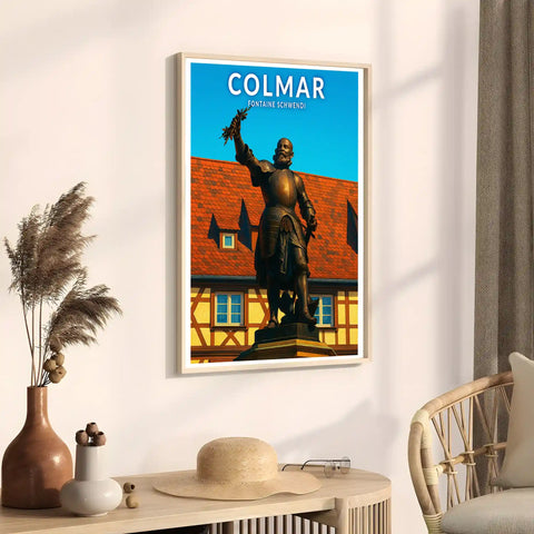 Affiche - Colmar - Fontaine Schwendi