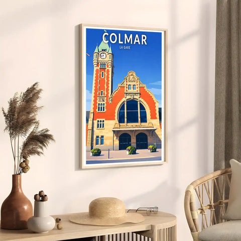 Affiche - Colmar - La Gare