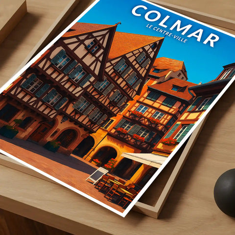 Affiche - Colmar - Le Centre-Ville