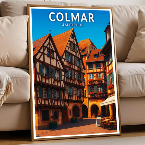 Affiche - Colmar - Le Centre-Ville