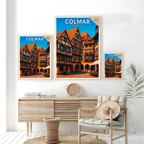 Affiche - Colmar - Le Centre-Ville