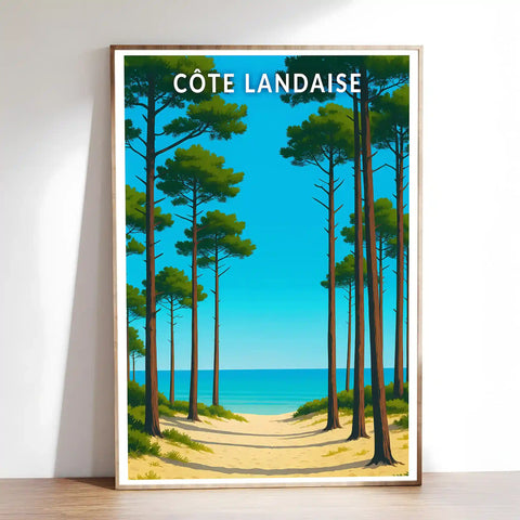 Affiche - Côte Landaise