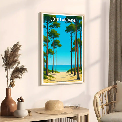 Affiche - Côte Landaise