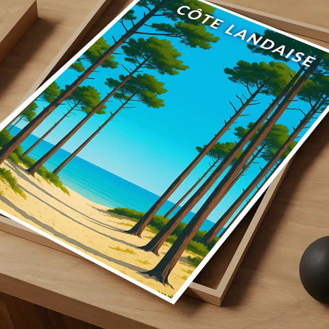 Affiche - Côte Landaise