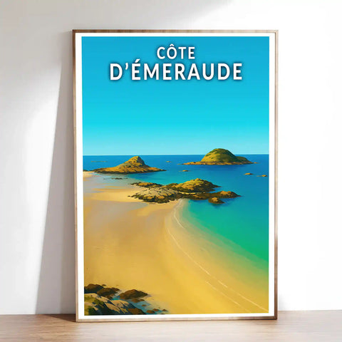 Affiche - Côte d'Émeraude