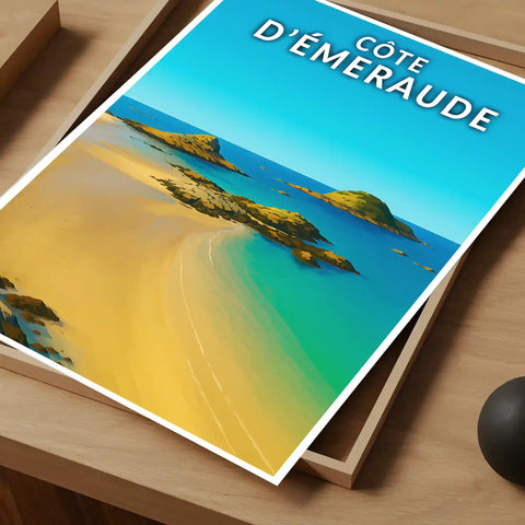 Affiche - Côte d'Émeraude