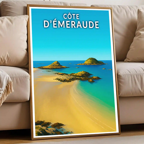 Affiche - Côte d'Émeraude