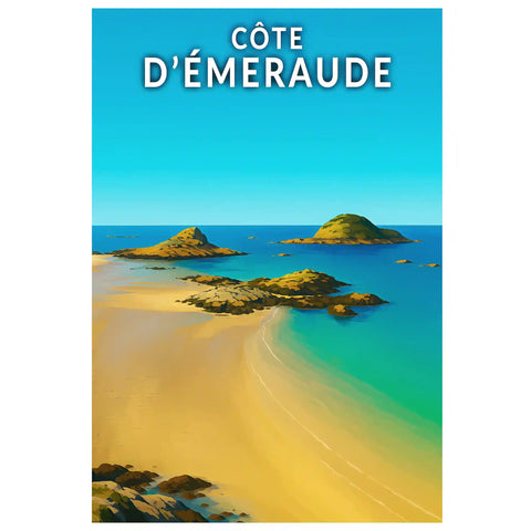Affiche - Côte d'Émeraude