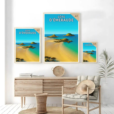 Affiche - Côte d'Émeraude