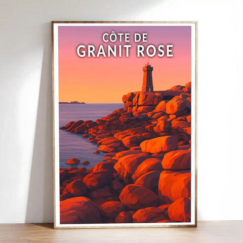 Affiche - Côte de Granit Rose