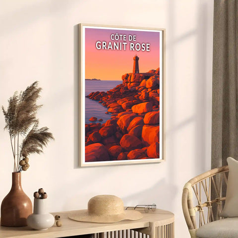 Affiche - Côte de Granit Rose