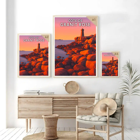Affiche - Côte de Granit Rose