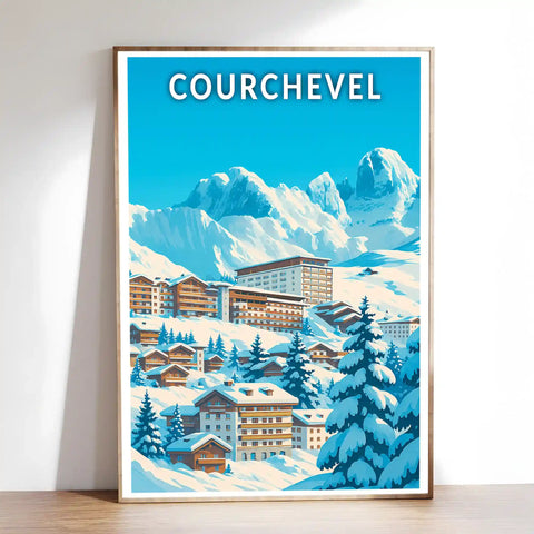 Affiche - Courchevel