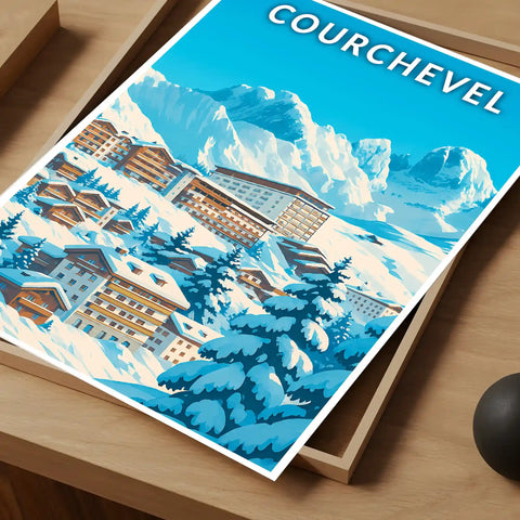 Affiche - Courchevel
