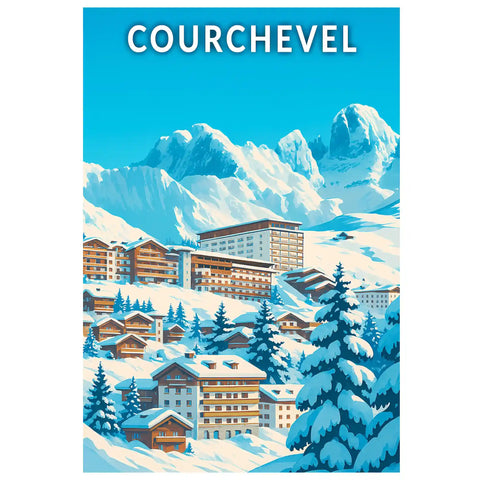 Affiche - Courchevel