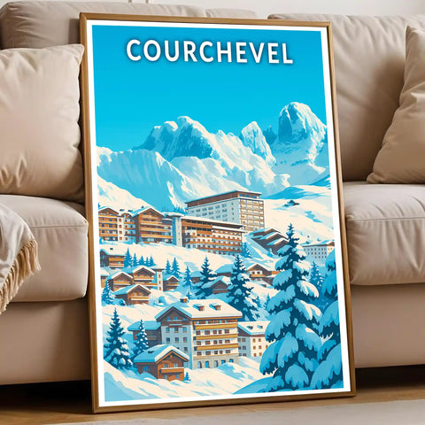 Affiche - Courchevel