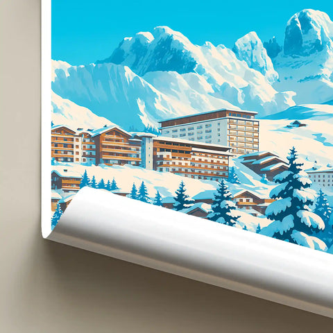 Affiche - Courchevel