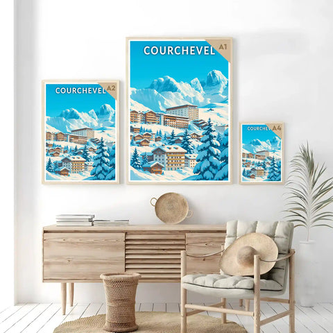 Affiche - Courchevel