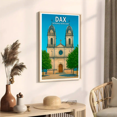 Affiche - Dax - Cathédrale Notre-Dame