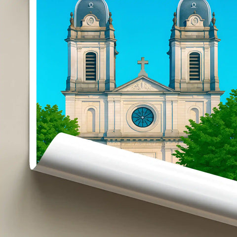 Affiche - Dax - Cathédrale Notre-Dame