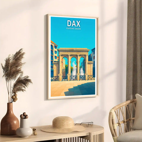 Affiche - Dax - Fontaine Chaude
