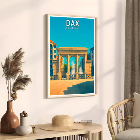 Affiche - Dax - Fontaine Chaude