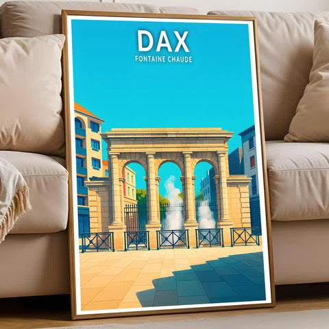 Affiche - Dax - Fontaine Chaude