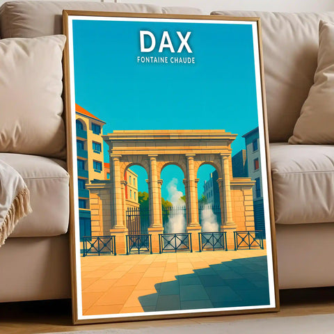 Affiche - Dax - Fontaine Chaude