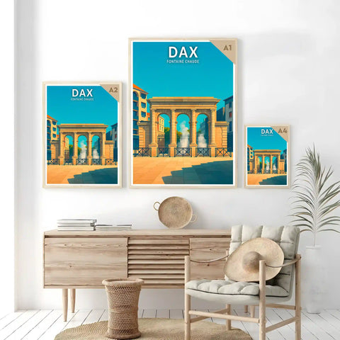 Affiche - Dax - Fontaine Chaude