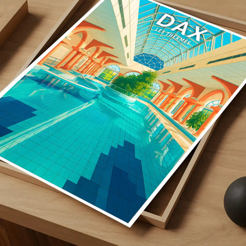 Affiche - Dax - Les Thermes