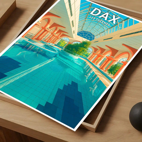 Affiche - Dax - Les Thermes