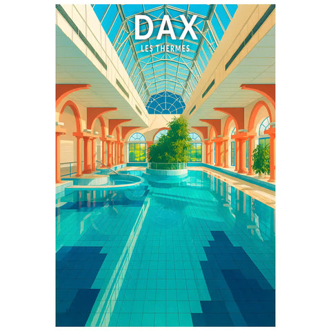 Affiche - Dax - Les Thermes
