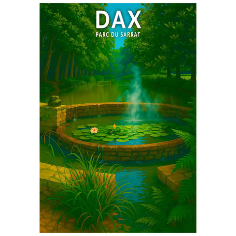 Affiche - Dax - Parc du Sarrat