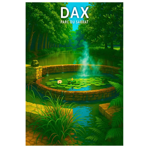 Affiche - Dax - Parc du Sarrat