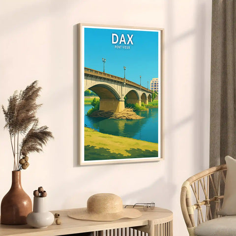 Affiche - Dax - Pont Vieux