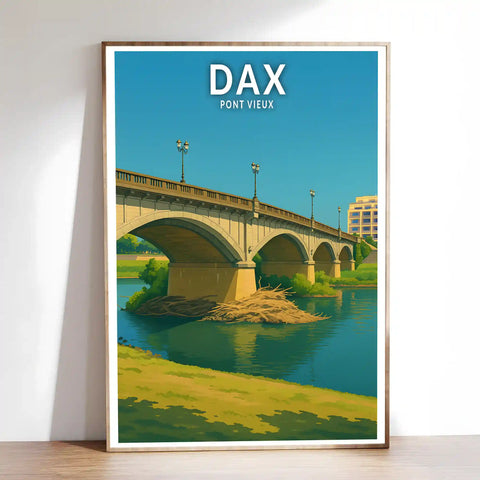 Affiche - Dax - Pont Vieux