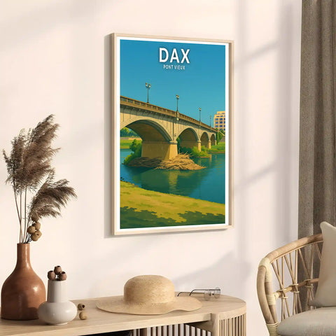 Affiche - Dax - Pont Vieux