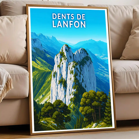 Affiche - Dents de Lanfon
