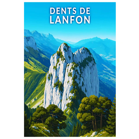 Affiche - Dents de Lanfon