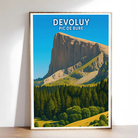 Affiche - Devoluy - Pic de Bure