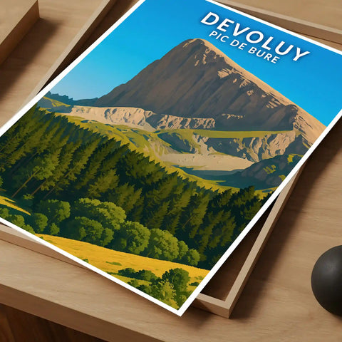 Affiche - Devoluy - Pic de Bure