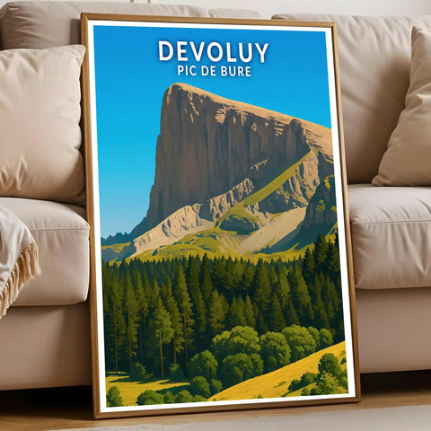 Affiche - Devoluy - Pic de Bure