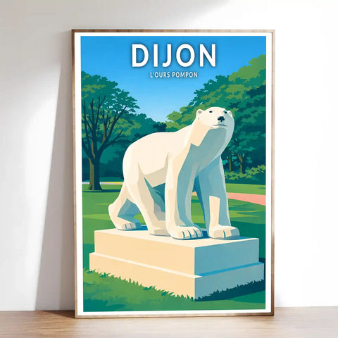 Affiche - Dijon - L'ours Pompon