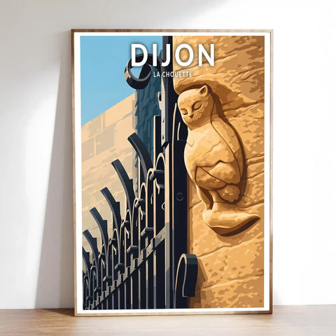 Affiche - Dijon - La Chouette