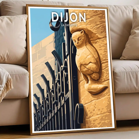 Affiche - Dijon - La Chouette