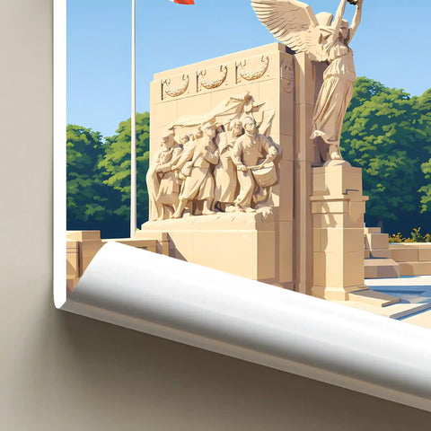 Affiche - Dijon - Monument aux Morts